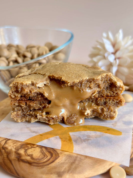 Biscoff Stuffed Cookie filling
