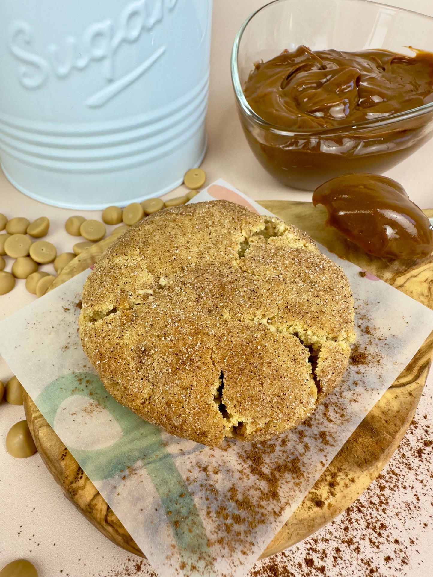 Churros Stuffed Cookie