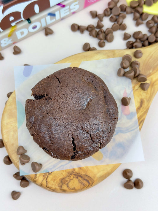 Double Chocolate Stuffed Cookie
