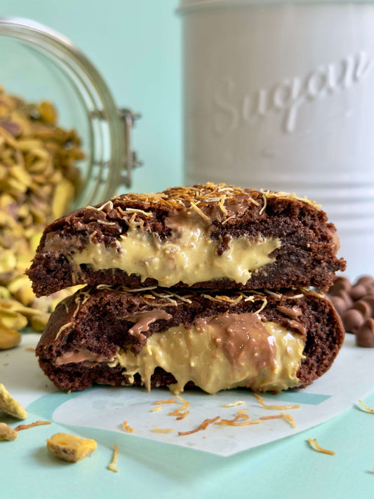 Dubai Chocolate Pistachio Stuffed Cookie Filling