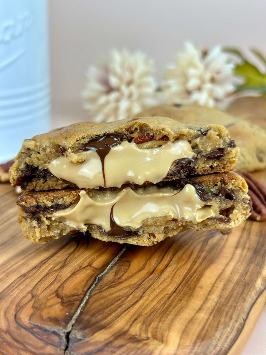 Gold Caramel Stuffed Cookie filling