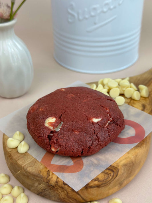 Red Velve Stuffed Cookie